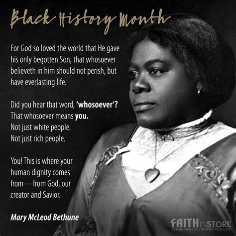 Heads, Hands, and Hearts -- Mary McLeod Bethune - Faith In Store
