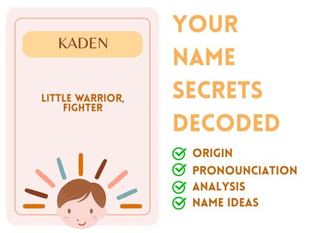 Kaden - Boy Name Meaning and Pronunciation