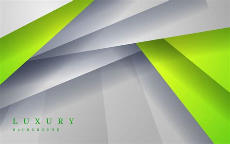 green white background overlap dimension grey vector illustration ...