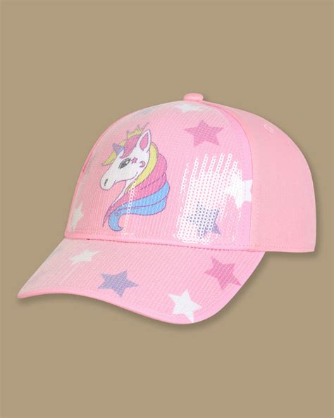 Graphic printed Baseball Cap for Girls – Kidsville