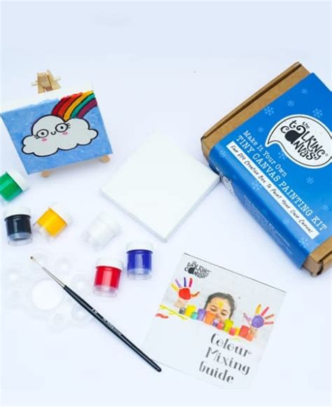 htconline.in| DIY Creative Box Tiny Canvas Painting Kit