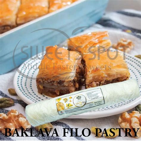 Baklava Dough -Baklava Filo Pastry - Filo Sheets - High-Quality Filo ...