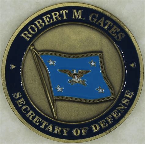 Secretary of Defense Robert M. Gates Challenge Coin – Rolyat Military ...