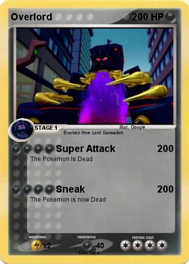 Pokémon Overlord 128 128 - Super Attack - My Pokemon Card