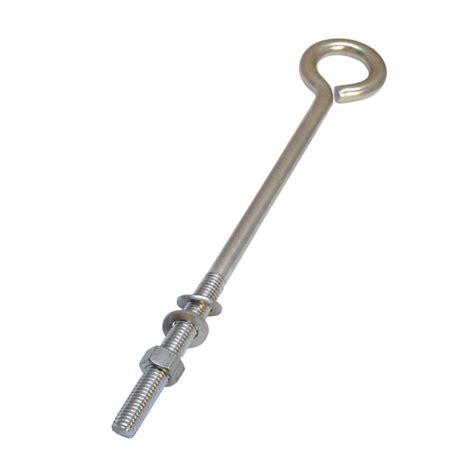 Buy Forge Style Marine Stainless Steel 516 x 8 Turned Eye Bolt Nut and ...