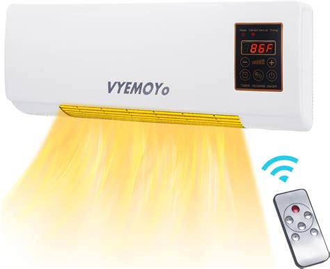 Amazon.com: VYEMOYo Wall space heater electric heaters for indoor use ...