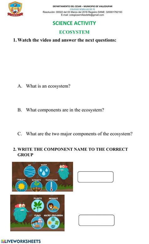 Free Science Lessons Ecosystem 的图像结果