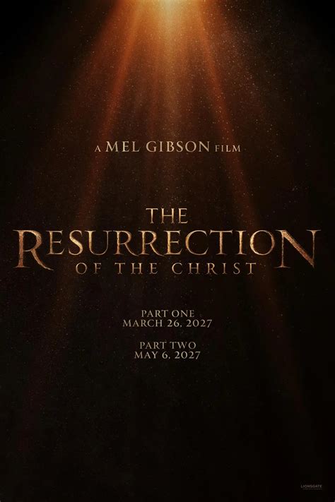 The Resurrection of the Christ: Part One 2027 cast, trailer, reviews - Kinoarea