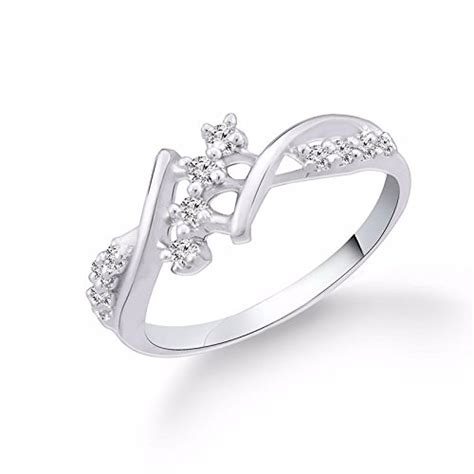 Kanak Jewels Diamond Studded Designed Ring (8) : Dimple Ojha: Amazon.in ...