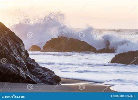 Nesika Beach, Oregon stock photo. Image of ocean, coast - 182048872