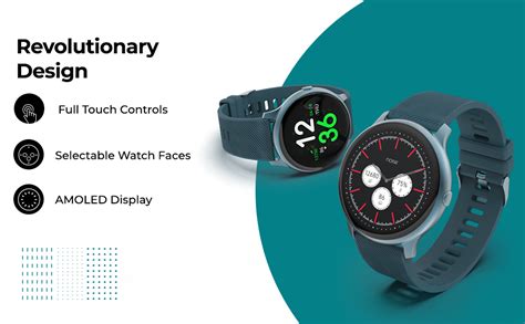 Noise NoiseFit Evolve Full Touch Control Smart Watch with AMOLED ...