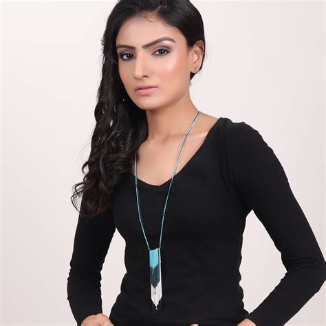 Blue Tribal-inspired Tassel Necklace – Cippele