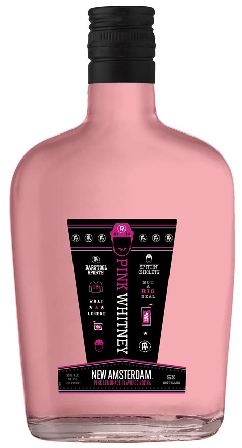 New Amsterdam Pink Whitney Lemonade Flavored Vodka, 375ml Glass Bottle ...