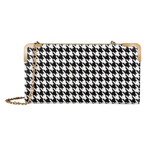 Buy Lino Perros Black Faux Leather Clutch Online
