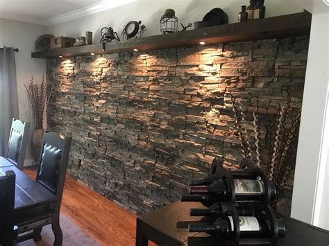 Interior Stone Accent Wall Ideas by Wes | GenStone