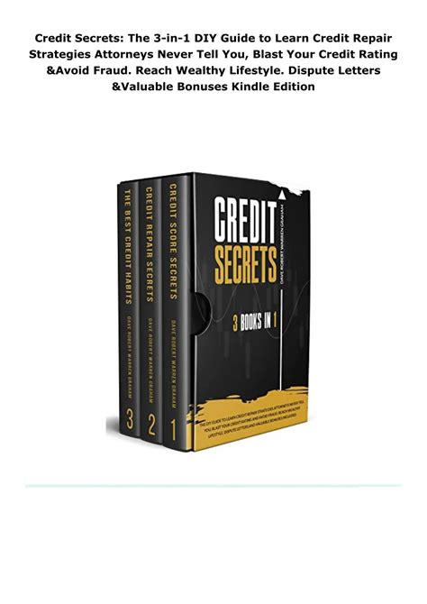 PPT - pdf download credit secrets: the 3-in-1 diy guide to learn credit ...