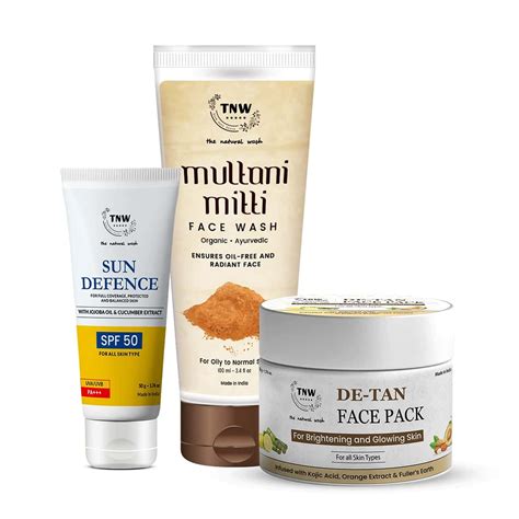 Buy TNW-THE NATURAL WASH DE-TAN FACE PACK, MULTANI MITTI FACE WASH ...