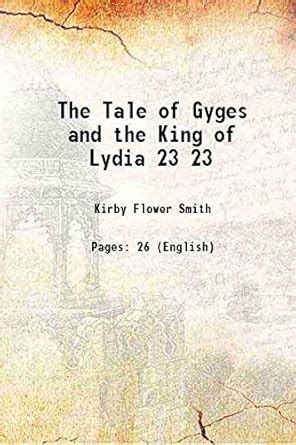 Amazon.in: Buy The Tale of Gyges and the King of Lydia Volume 23 1902 ...