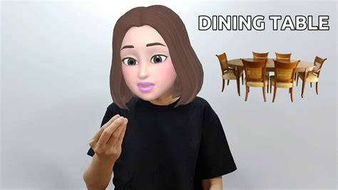 Image result for ASL Sign Table