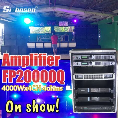 Fp20000q Audio Amplifier Class Td 2000 Watts Amplifier for Subwoofer ...