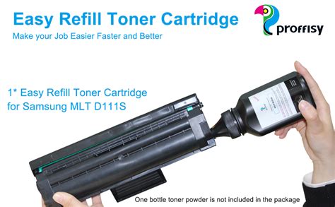 proffisy D111S Easy Refill Toner Cartridge, MLT-D111S Toner Cartridge ...