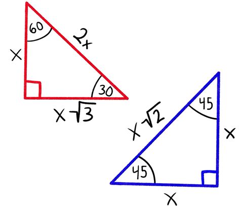 Best 12 Day 1 HW Special Right Triangles 45 45 90, 30 60 90 – Artofit