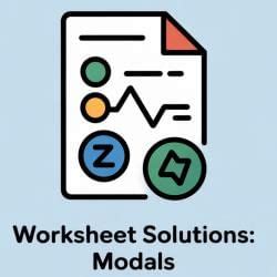 Modals Worksheet - Class 4 English Olympiad PDF Download