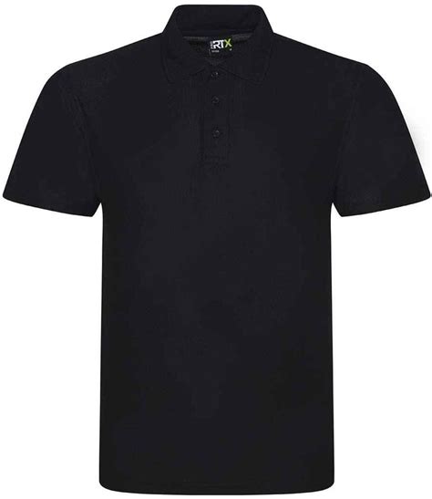 Pro RTX Pro Polyester Polo Shirt - Black