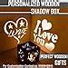 Buy Shaivya Customised Wooden LED Fitted Heart Shaped Shadow Box Having ...
