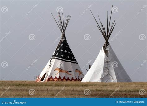 Native American Tipi stock photo. Image of history, prairies - 112595712