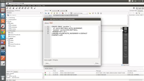 Image result for Creating Tables in MySQL Workbench 8.0 Tutorials