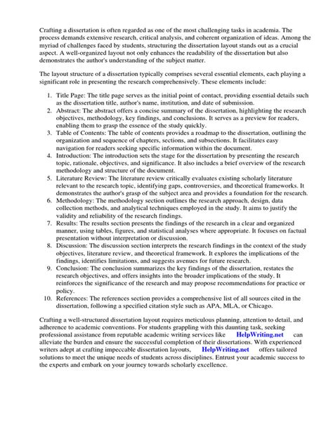 Dissertation Structure Examples 的图像结果