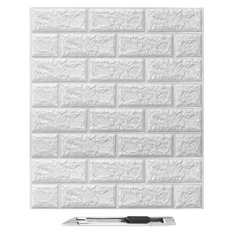 Art3d 30Pcs 3D Brick Wallpaper in White, Faux Foam India | Ubuy