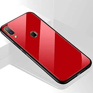 TheGiftKart Luxurious Toughened Glass Back Case with Shockproof TPU ...