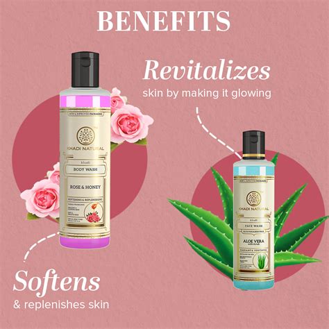 Khadi Natural Aloe Vera with Scrub Face Wash (SLS & Paraben Free) & Ro