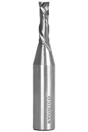 Yonico 33211-SC 2 Flute Compression Cut Spiral End Mill CNC Router Bit ...