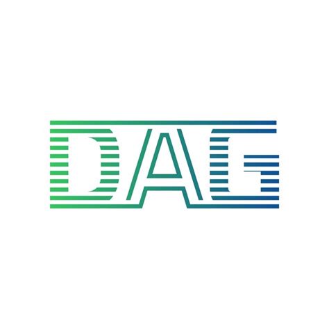 Modern dag logo design letter dag minimalist professional and versatile ...