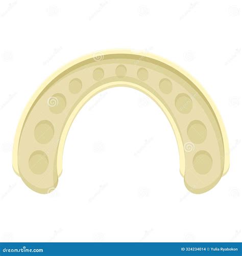 Denture Showing Upper Teeth with Gums Illustration Stock Vector - Illustration of clean ...