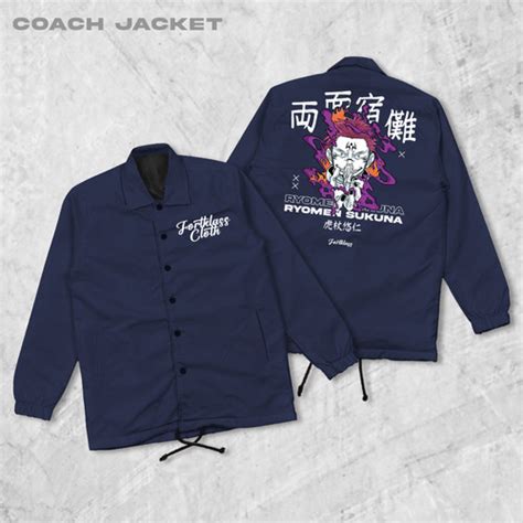 Promo FortKlass Coach Sukuna Jaket Coach Pria Outwear Unisex Parasut ...