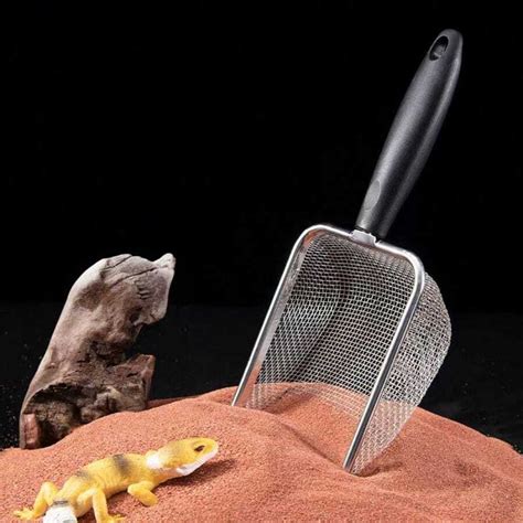 Stainless Steel Cat Litter Scoop, Ergonomic Design Litter Scooper Poop ...