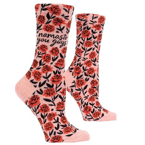 Namaste women s crew sock pink – Artofit