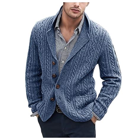 Customer reviews for Njoeus Men's Classic Shawl Collar Cardigan ...