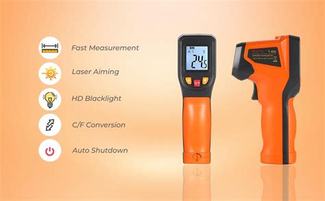 MECO IRT-600TC Digital Industrial Infrared Gun -50~600℃ Laser Pyrometer ...