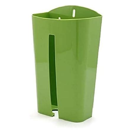 Nixby Plastic Wall Mounted Grocery Bag Holder Dispenser Storage Box ...