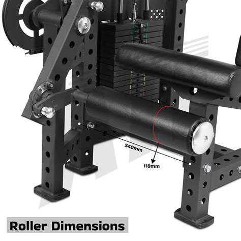 Leg Curl & Extension Combo Machine | Dual-Function Lower Body Trainer ...
