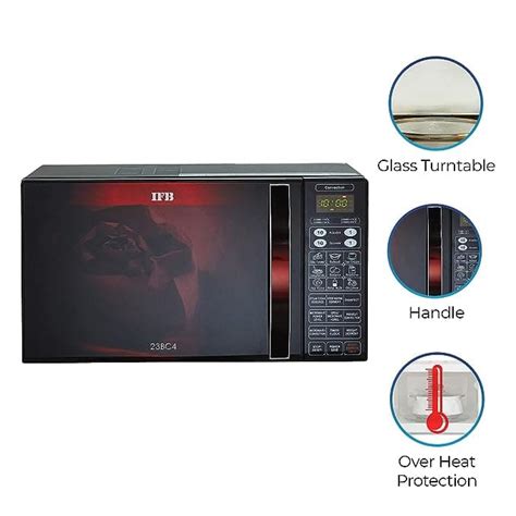 IFB 23BC4 Convection capacity 23 L Defrost Microwave Oven (Black ...