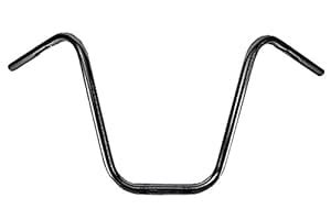 GOLSM Bike Handle Bar HB11 Thick Pipe Handlebar Black for Bajaj Avenger ...