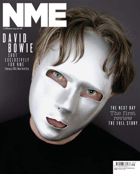 David Bowie shot exclusively for this week's NME