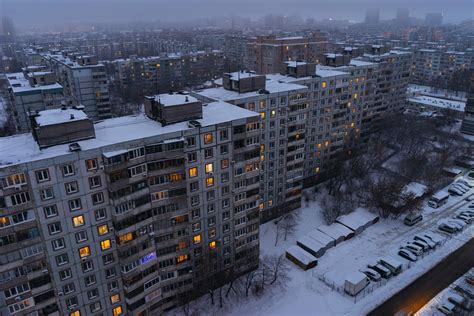 HD Wallpaper: City of Norilsk, Russia in Winter Snow