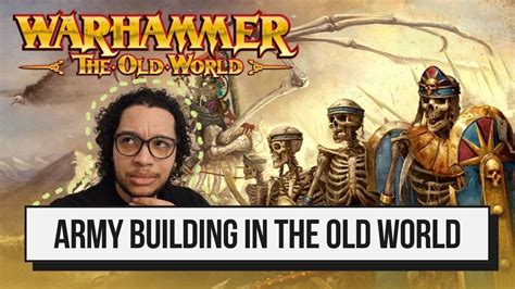 How to Build an Army for Warhammer The Old World EXPLAINED - Beginners ...
